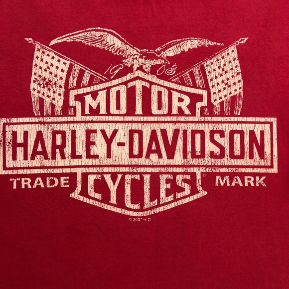 Vintage Harley Davidson 2007 Surf City Huntington Beach,CA T Shirt Mens XL - Picture 2 of 7